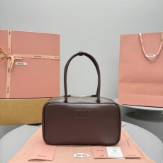 미우미우  볼링백 탑 핸들백 | MIUMIU |