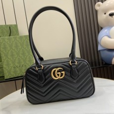 구찌 GG 마몬트 쉐브론 퀼팅 숄더백/795199
