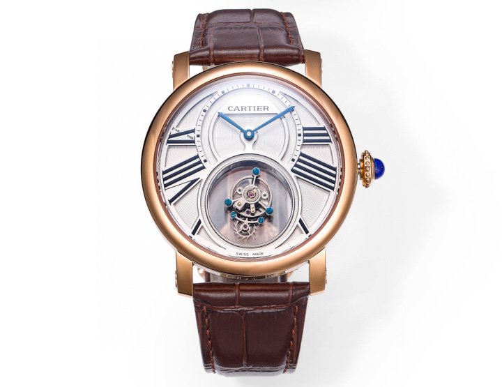 **Cartier 까르띠에 까르띠에 Rotonde Tourbillon Mysterieux 시리즈**