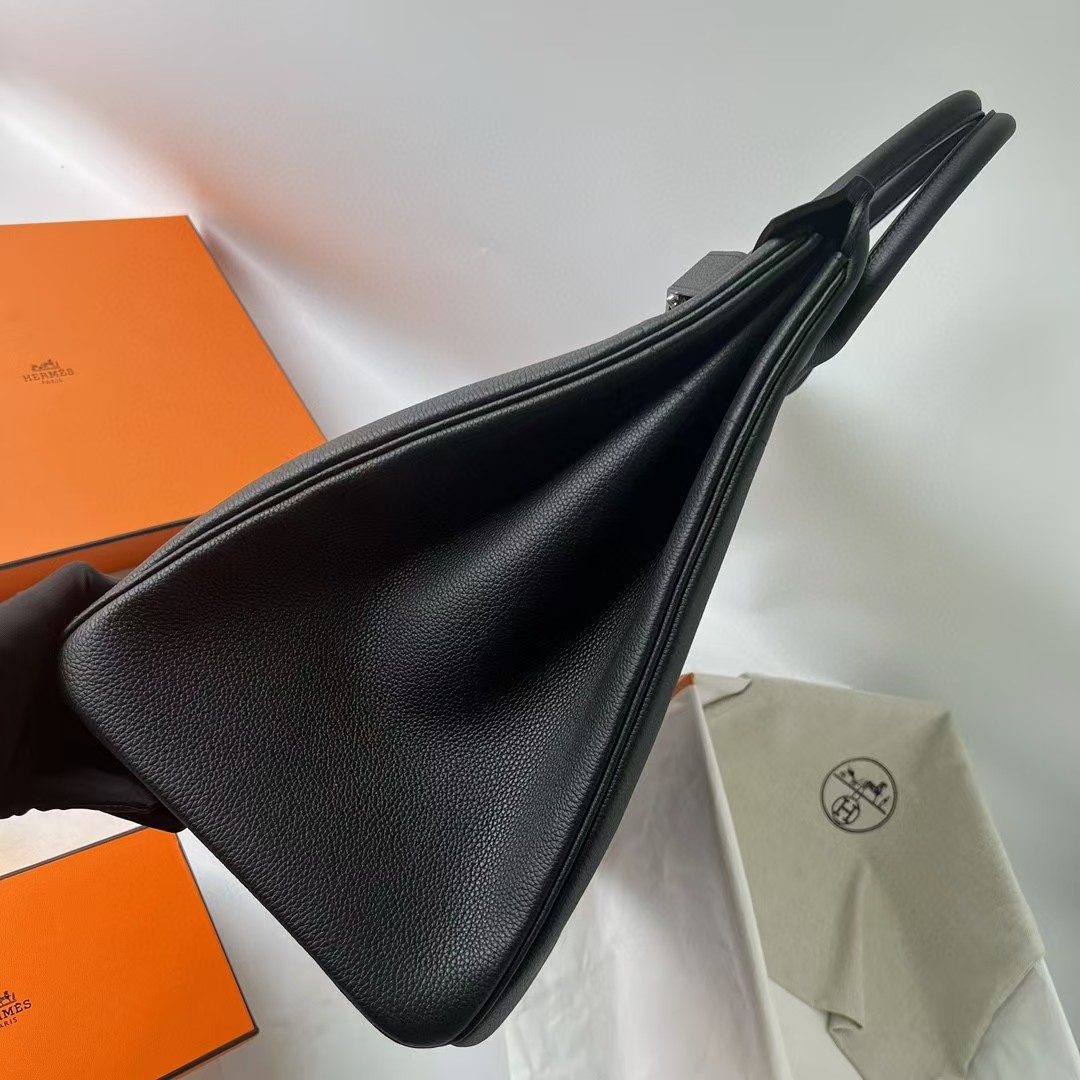 에르메스[올수공] 버킨백 40cm 오타크로와 /토고/블랙/실버버클 | HERMES |