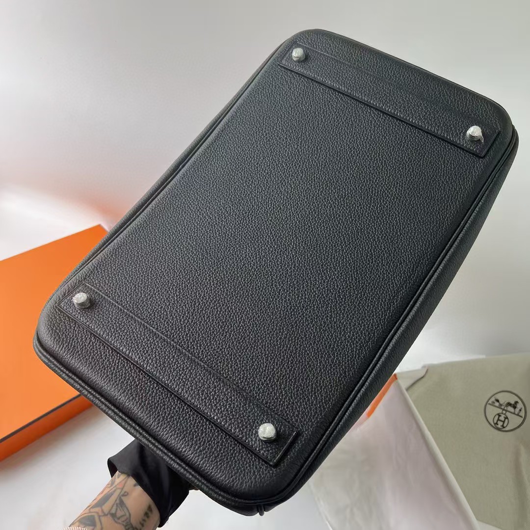 에르메스[올수공] 버킨백 40cm 오타크로와 /토고/블랙/실버버클 | HERMES |